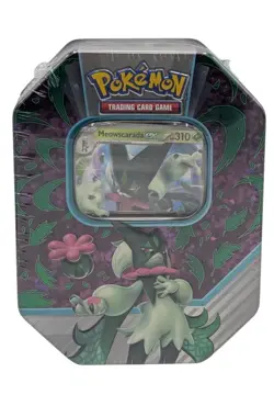 Pokemon TCG Paldea Partners Tin 4 Booster Packs Meowscarada EX-Sealed-free ship - Image 1