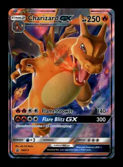 Charizard GX 2019 Pokemon TCG SM BSP Black Star Promo Hidden Fates Tins #SM211 - Image 1