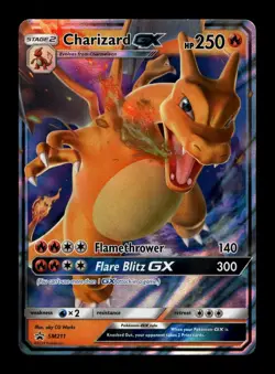 Charizard GX 2019 Pokemon TCG SM BSP Black Star Promo Hidden Fates Tins #SM211 - Image 1