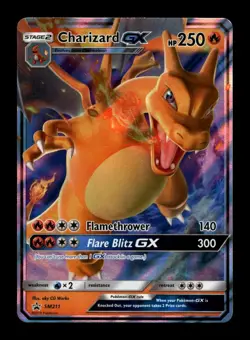 Charizard GX 2019 Pokemon TCG SM BSP Black Star Promo Hidden Fates Tins #SM211 - Image 1