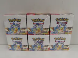 (6) Lot 2024 Pokemon Scarlet & Violet Surging Sparks Factory Sealed Booster Box - Image 1