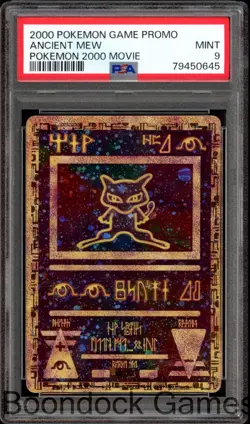 Pokemon PSA 9 Ancient Mew Movie Promo - Image 1