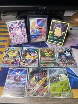 Pokemon TCG English Full Art Lot Of 10 Lickitung, Pikachu, Wigglytuff Etc NM - Image 1