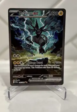 Pokemon TCG Zekrom EX SIR 166/086 Black Bolt English- NM PACK FRESH - Image 1