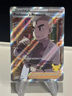 Professor's Research - #024/025 - Pokemon Celebrations Ultra Rare Full Art Card - Image 1