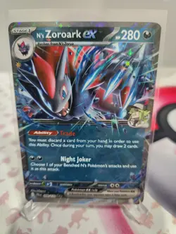 Pokemon TCG - N's Zoroark ex 098/159 - Journey Together - Double Rare - NM/M - Image 1