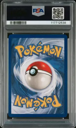 1999 POKEMON FOSSIL 1ST ED #60 GAMBLER PSA 9 - Image 2