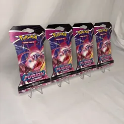 Fusion Strike Sleeved Pokemon Booster Pack Mew Artwork 4x SWSH - Image 2