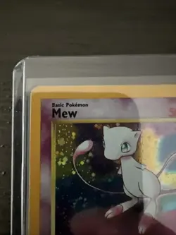 MINT Pokemon Mew #9 Holo Black Star Promo 2000 League Rare - Image 4