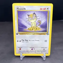 Pokemon 1st Edition Jungle Meowth 56/64 NS1 - Image 1