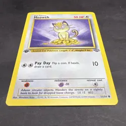 Pokemon 1st Edition Jungle Meowth 56/64 NS1 - Image 3
