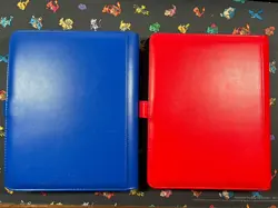 Ultra Peo Premium Red & Blue 4-Pocket Snap Binder for Pokemon - Image 2
