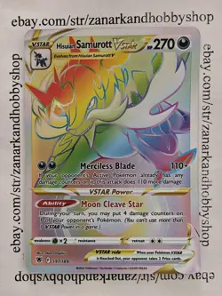 Pokemon Hisuian Samurott VSTAR 197/189 Astral Radiance NM - Image 1