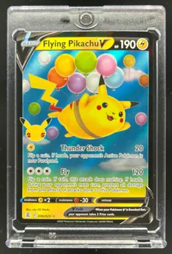 2021 Pokemon SWSH Celebrations Flying Pikachu V #006/025 - Image 1