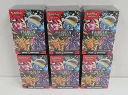 (6) Lot 2023 Pokemon Scarlet & Violet Paldean Fates Sealed Booster Bundle Box - Image 1