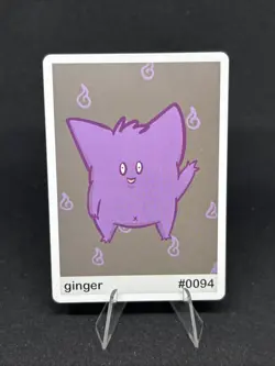 Ginger (Gengar) #94 - Gen 1 Pookiemoot Fan Art - Pokemon - Image 1