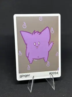 Ginger (Gengar) #94 - Gen 1 Pookiemoot Fan Art - Pokemon - Image 2