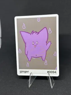 Ginger (Gengar) #94 - Gen 1 Pookiemoot Fan Art - Pokemon - Image 3