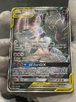 Pokemon TCG Garchomp & Giratina EX SM193 Black Star Promo Tag Team Holo DMG - Image 3