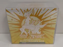 2022 Pokemon SWSH Brilliant Stars Sealed Pokemon Center ETB Elite Trainer Box - Image 1