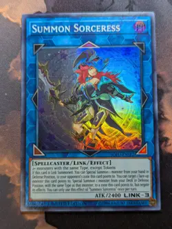 Yugioh Summon Sorceress SOFU-ENSE2 Limited Edition NM Super Rare - Image 1