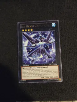Yugioh Ice Beast Zerofyne LTGY-EN049 1st Edition Silver Foil Rare - Image 1