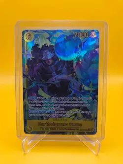 One Piece TCG English OP12-119 Bartholomew Kuma Alt Art Parallel - Image 1