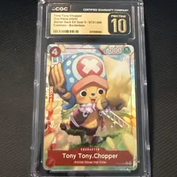 2025 ONE PIECE Tony Tony Chopper Starter Deck ST21 GEAR 5 AA #8 CGC PRISTINE 10 - Image 1