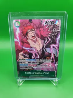 One Piece TCG English OP01-051 Eustass "Captain" Kid Alt Art Parallel - Image 1