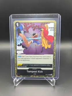 One Piece TCG English OP07-096 Tempest Kick R Foil - Image 1