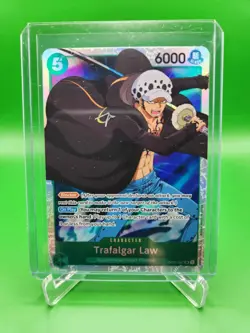 One Piece TCG English OP01-047 Trafalgar Law SR Foil - Image 1