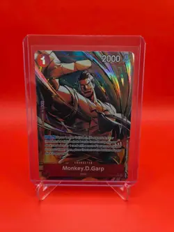 One Piece TCG English OP13-016 Monkey D Garp Alt Art Parallel - Image 1