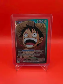 One Piece TCG English OP13-001 Monkey D Luffy Alt Art Parallel - Image 1