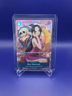 One Piece TCG English OP13-051 Boa Hancock Alt Art Parallel - Image 1