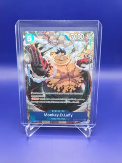 One Piece TCG English OP11-058 Monkey D Luffy Treasure Rare Alt Art Parallel - Image 1