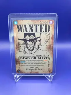 One Piece TCG English OP13-119 Portgas D Ace ERRATA Wanted Poster SP - Image 1