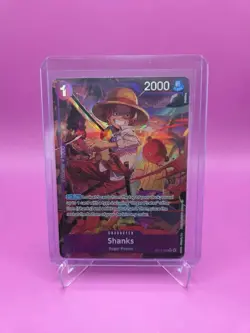 One Piece TCG English OP13-065 Shanks Alt Art Parallel - Image 1