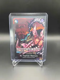 One Piece TCG English OP13-089 St. Topman Warcury Alt Art Parallel - Image 1