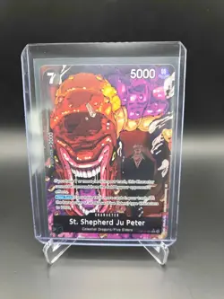 One Piece TCG English OP13-084 St. Shepherd Ju Peter Alt Art Parallel - Image 1