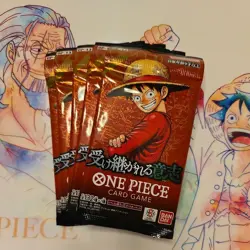 One Piece TCG OP13 Carrying On His Will, 5 Packs of Japanese Edition - Image 1