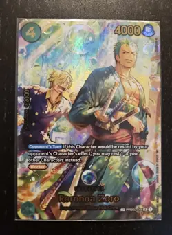 One Piece Roronoa Zoro PRB02-006 (SP) - The Azure Sea’s Seven (OP-14) - Image 1