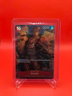 One Piece TCG English OP06-007 Shanks Alt Art Parallel - Image 1