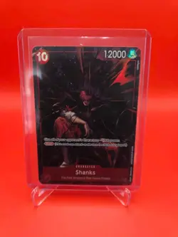 One Piece TCG English OP09-004 Shanks Alt Art Parallel - Image 1