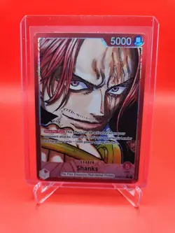 One Piece TCG English OP09-001 Shanks Leader Alt Art Parallel - Image 1