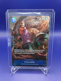 One Piece TCG English OP09-046 Crocodile Alt Art Parallel - Image 1