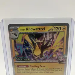 Iono's Kilowattrel 182 Prerelease Promo SVP Journey Together Pokemon Card LP - Image 2