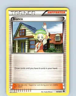 Pokemon TCG Bianca B&W Emerging Powers 90/98 Uncommon Card Played LP - Image 1