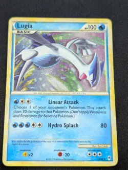 Pokemon TCG Lugia Holo Rare Card 15/95 2011 Call of Legends LP - Image 1