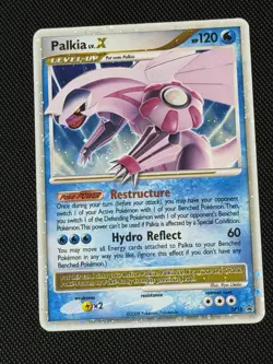 Palkia Lv X Promo DP18 Holo MP Blackstar Pokemon Card Black Star Diamond Pearl - Image 1