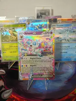 Pokemon Sylveon ex 041/131 Prismatic Evolutions Stamped +9 Card Prismatic Lot NM - Image 2